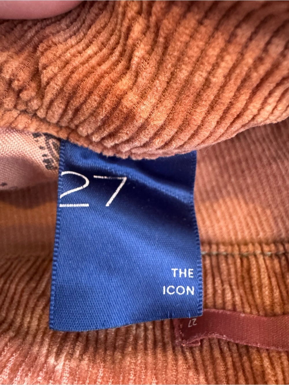 Pilcro Rust Corduroy Flare Jeans - Picture 4 of 7